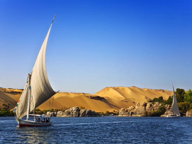 Felucca Boat Ride On The River Nile